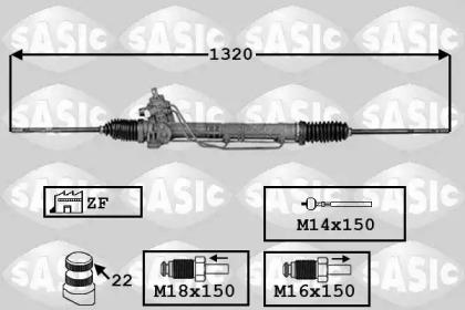 Sasic 7006144 Gear rack and pinion Sasic 7006144 Gear rack and pinion
