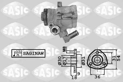 Sasic 7076008 Насос гідропідсилювача керма Sasic 7076008 Насос гідропідсилювача керма