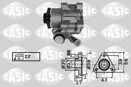 Sasic 7076058 Насос гідропідсилювача керма Sasic 7076058 Насос гідропідсилювача керма