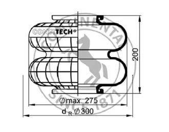 Templin 040106000070 Пневматическая подушка Templin 040106000070 Пневматическая подушка