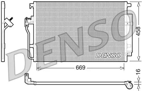 Denso DCN17056 Конденсер