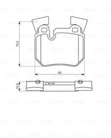 Bosch 0 986 494 421 Brake pads Bosch 0 986 494 421 Brake pads