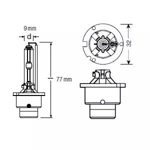 Osram 66240XNB Лампа розжарювання Osram 66240XNB Лампа розжарювання