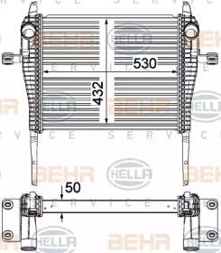 Hella 8ML 376 751-261 Радіатор інтеркулера Hella 8ML 376 751-261 Радіатор інтеркулера