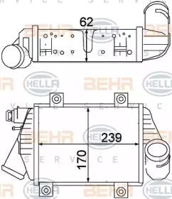 Hella 8ML 376 776-591 Інтеркулер Hella 8ML 376 776-591 Інтеркулер