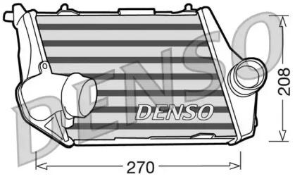 Denso DIT02013 Радіатор інтеркулера