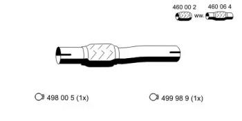Ernst 111478 Exhaust pipe Ernst 111478 Exhaust pipe