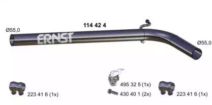 Ernst 114424 Exhaust pipe