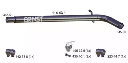 Ernst 114431 Exhaust pipe Ernst 114431 Exhaust pipe