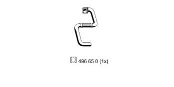 Ernst 116459 Exhaust pipe Ernst 116459 Exhaust pipe