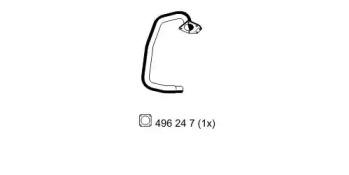 Ernst 116473 Exhaust pipe