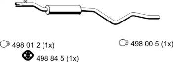 Ernst 119061 Середній глушник вихлопних газів