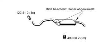 Ernst 121217 Глушник вихлопних газів кінцевий Ernst 121217 Глушник вихлопних газів кінцевий