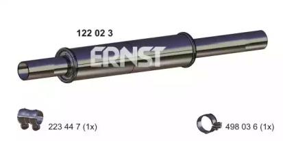 Ernst 122023 Середній глушник вихлопних газів Ernst 122023 Середній глушник вихлопних газів