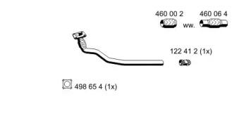 Ernst 133463 Exhaust pipe