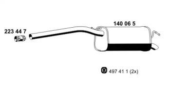 Ernst 140065 Schalldaempfer Ernst 140065 Schalldaempfer