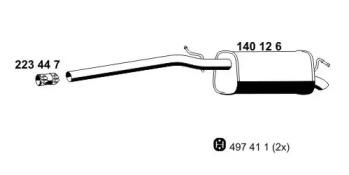 Ernst 140126 Schalldaempfer Ernst 140126 Schalldaempfer