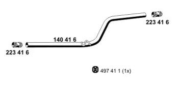 Ernst 140416 Exhaust pipe Ernst 140416 Exhaust pipe