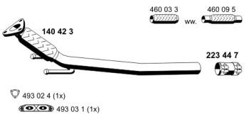 Ernst 140423 Exhaust pipe Ernst 140423 Exhaust pipe