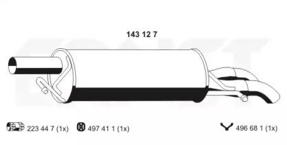 Ernst 143127 Schalldaempfer Ernst 143127 Schalldaempfer