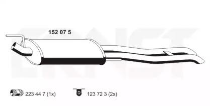 Ernst 152075 Schalldaempfer Ernst 152075 Schalldaempfer
