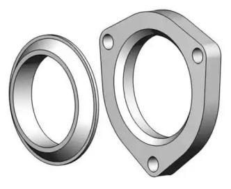 Ernst 463102 Фланец труба выхлопного газа