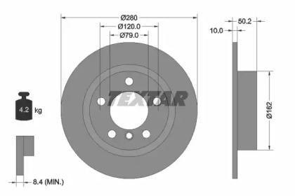 Textar 92238703 Brake disc Textar 92238703 Brake disc