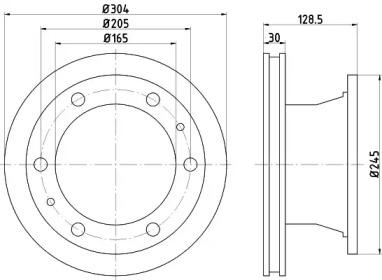 Textar 93084800 Диск тормозной Textar 93084800 Диск тормозной