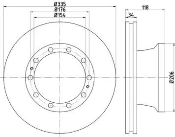 Textar 93143100 Brake disc Textar 93143100 Brake disc