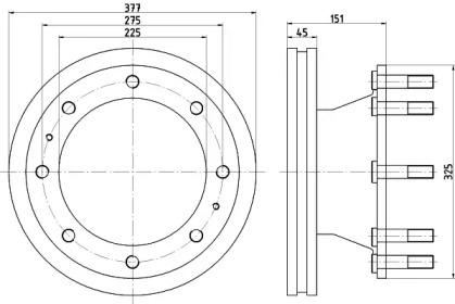 Textar 93188600 Brake disc Textar 93188600 Brake disc