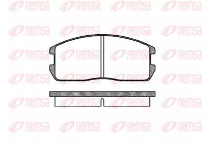 Kawe 0175 00 Brake pads