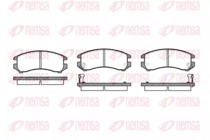 Kawe 0219 02 Колодки гальмівні