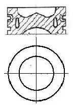 Nural 87-139500-00 Поршень Nural 87-139500-00 Поршень