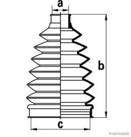 Jakoparts J2865011 Dust boot kit axle joint Jakoparts J2865011 Dust boot kit axle joint