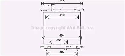 Ava DN2441 Радіатор Ava DN2441 Радіатор