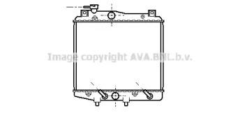 Ava DU2014 Радиатор охлаждения двигателя Ava DU2014 Радиатор охлаждения двигателя