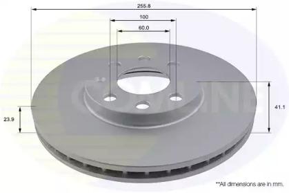 Comline ADC1105V Brake disc Comline ADC1105V Brake disc