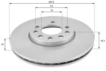 Comline ADC1107V Brake disc Comline ADC1107V Brake disc