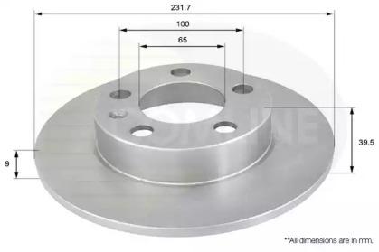 Comline ADC1414 Brake disc Comline ADC1414 Brake disc