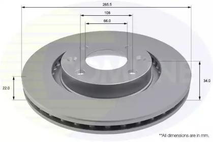 Comline ADC1518V Brake disc Comline ADC1518V Brake disc