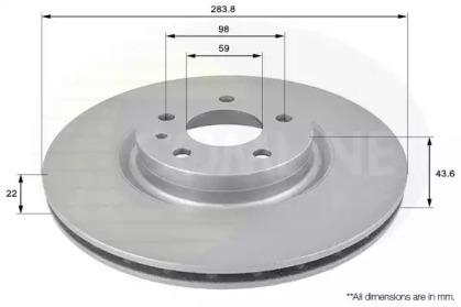 Comline ADC1805V Brake disc Comline ADC1805V Brake disc