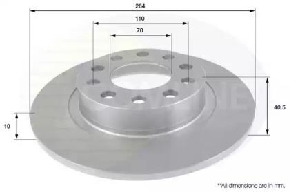 Comline ADC1846 Brake disc Comline ADC1846 Brake disc