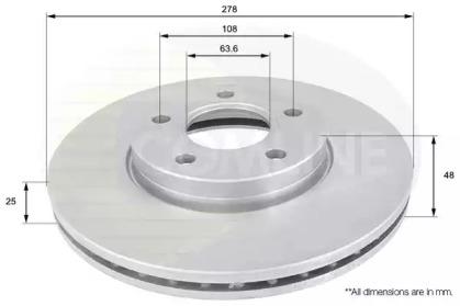 Comline ADC1912V Brake disc Comline ADC1912V Brake disc