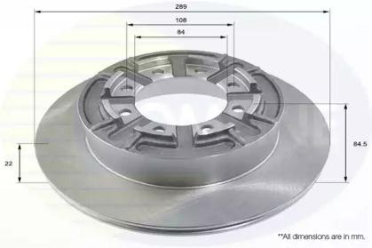 Comline ADC9108 Диск гальмівний