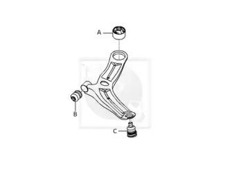 NPS S400G02 Arm assy suspension NPS S400G02 Arm assy suspension