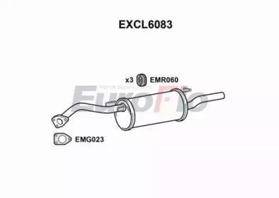 Euroflo EXCL6083 Schalldaempfer Euroflo EXCL6083 Schalldaempfer