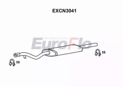 Euroflo EXCN3041 Muffler assy front Euroflo EXCN3041 Muffler assy front