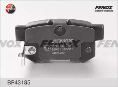Fenox BP43185 Колодки гальмівні