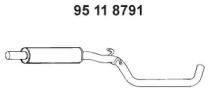 Eberspacher 95 11 8791 Muffler assy front