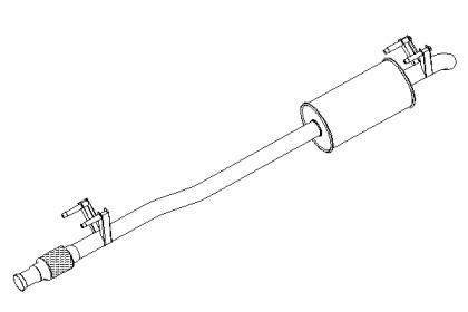 Klarius 240984 Schalldaempfer Klarius 240984 Schalldaempfer